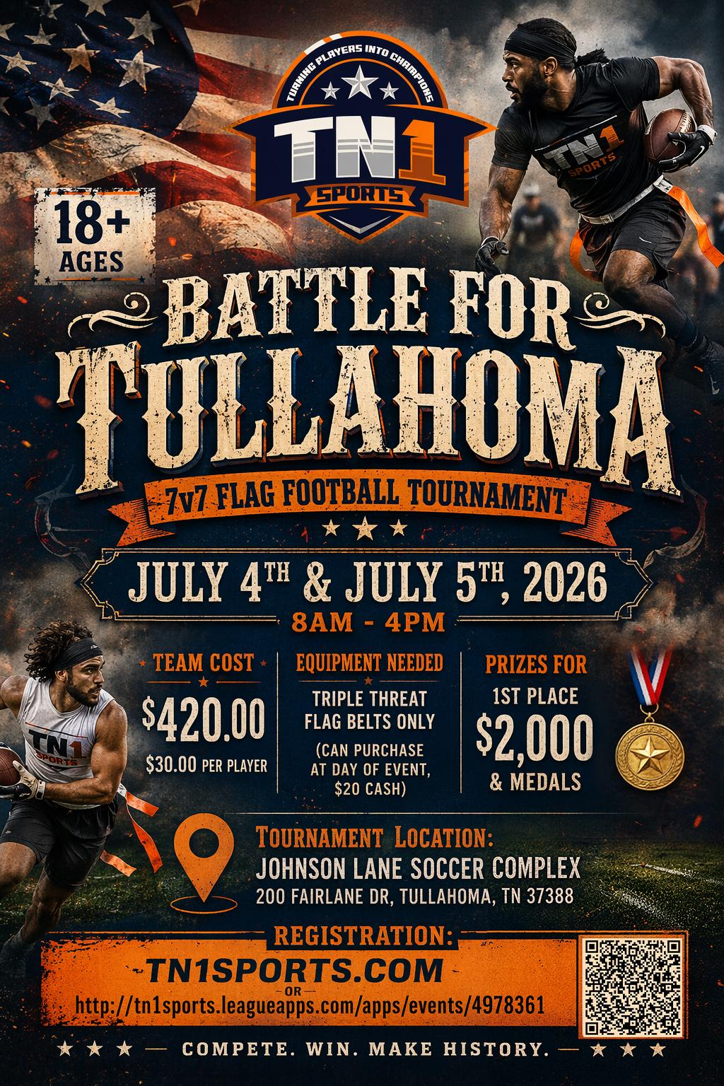 tournament flag football